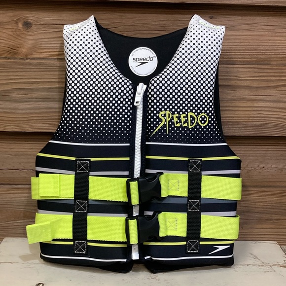 Speedo Youth Neon Life Vest - Picture 1 of 7